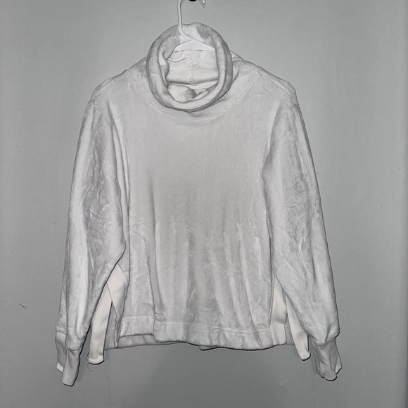 Athleta double cozy karma funnel neck pullover sweatshirt size medium - Picture 3 of 6